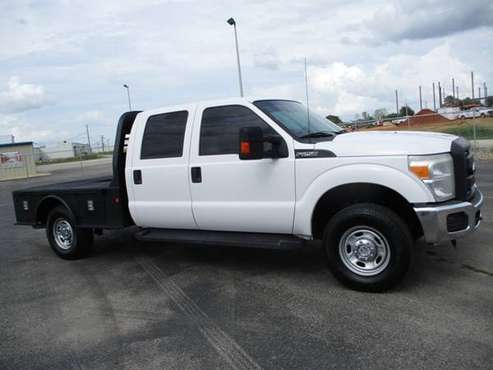2015 Ford F250 XL Crew Cab 4wd Flatbed - cars & trucks - by dealer -... for sale in Lawrenceburg, AL