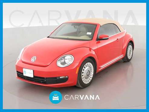 2015 VW Volkswagen Beetle 1 8T Convertible 2D Convertible Red for sale in Ocala, FL