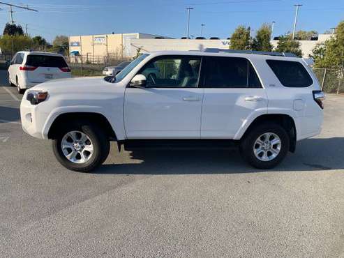 2018 TOYOTA 4RUNNER SR5 4X4 V-6 WHITE (IW602A) - - by for sale in Burlingame, CA