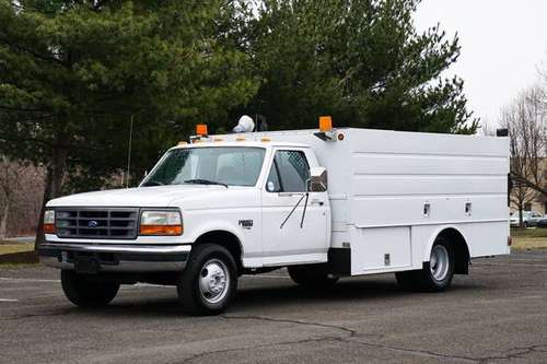1997 Ford F-350 XL Powerstroke Utility Body 7 3L Turbo Diesel - cars for sale in Levittown, PA