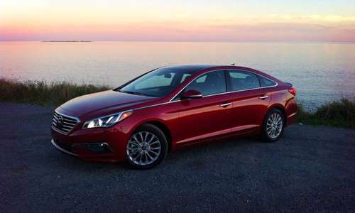 2015 Hyundai Sonata Limited Red for sale in Gainesville, FL