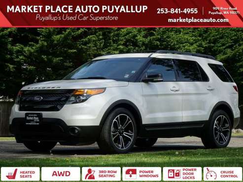 2015 Ford Explorer AWD All Wheel Drive Sport SUV for sale in PUYALLUP, WA