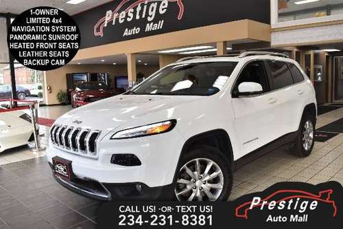 2018 Jeep Cherokee Limited - cars & trucks - by dealer - vehicle... for sale in Cuyahoga Falls, OH