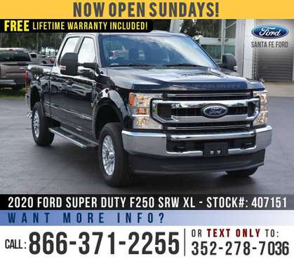 *** 2020 Ford Super Duty F250 SRW STX *** SAVE Over $4,000 off MSRP!... for sale in Alachua, FL