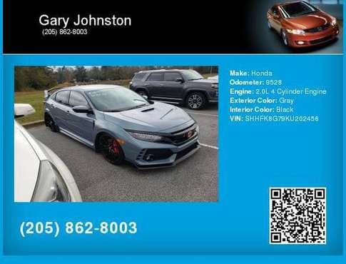 2019 Honda Civic Type R Touring - cars & trucks - by dealer -... for sale in Clanton, AL