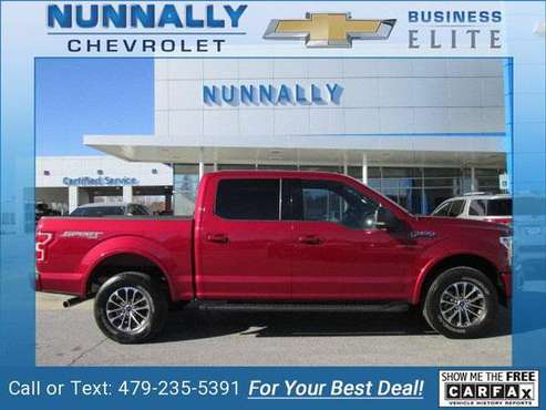 2018 Ford F150 XLT pickup Red - cars & trucks - by dealer - vehicle... for sale in Bentonville, AR