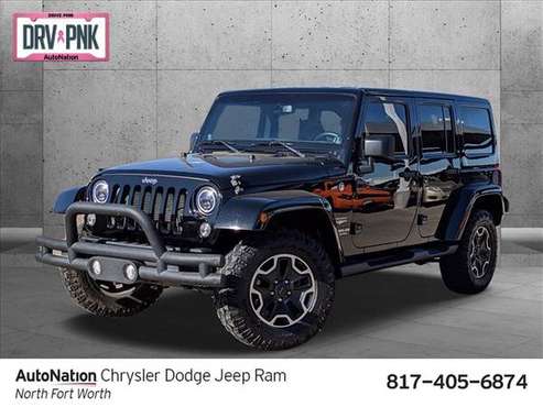 2014 Jeep Wrangler Unlimited Sahara 4x4 4WD Four Wheel SKU:EL290627... for sale in Fort Worth, TX