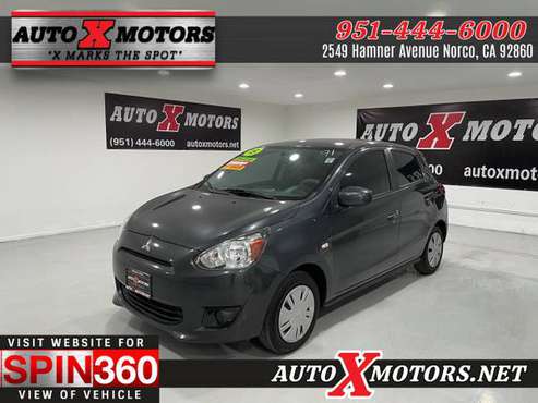2015 Mitsubishi Mirage 4dr HB CVT RF - - by dealer for sale in Norco, CA
