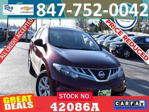 ✔️2012 Nissan Murano S 4WD Bad Credit Ok EMPLOYEE PRICES - cars &... for sale in Fox_Lake, IL