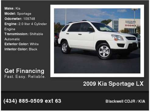2009 Kia Sportage LX for sale in Danville, VA