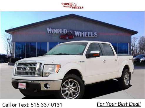 2012 Ford F150 Lariat pickup White - - by dealer for sale in Ankeny, IA