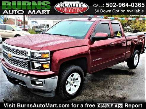 *61,000 Miles* 2015 Chevrolet Silverado 1500 LT Double Cab 4WD -... for sale in Louisville, KY