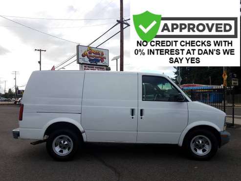 SOLD THANKS CORVALLIS WE DO APPROVE YOU 2001 Chevrolet Astro for sale in Springfield, OR