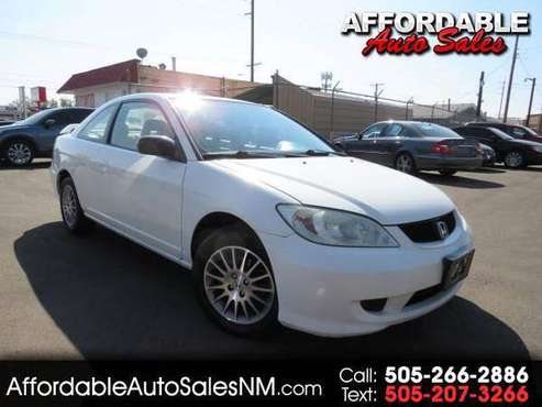 2005 Honda Civic LX SE Coupe AT -FINANCING FOR ALL!! BAD CREDIT OK!!... for sale in Albuquerque, NM