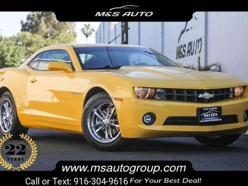 2010 Chevy Chevrolet Camaro 1LT coupe Rally Yellow for sale in Sacramento , CA