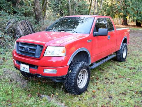 2004 Ford F-150 4D 4WD lift kit oversized mud tires - cars & trucks... for sale in Renton, WA