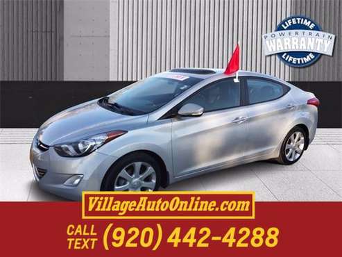 2013 Hyundai Elantra Limited - cars & trucks - by dealer - vehicle... for sale in Green Bay, WI