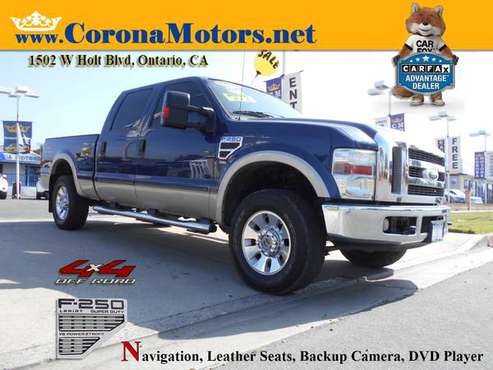 2008 Ford F-250 Lariat Turbo Diesel 4WD - - by dealer for sale in Ontario, CA