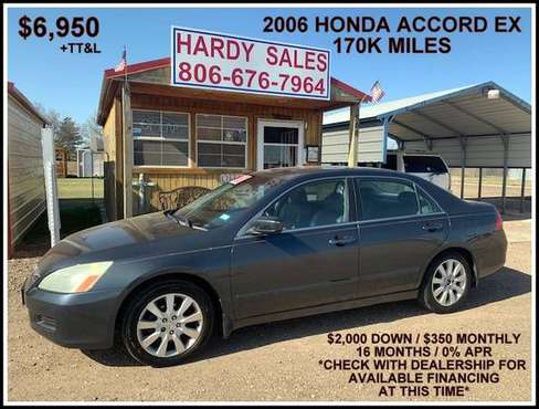2006 HONDA ACCORD - - by dealer - vehicle automotive for sale in FRITCH, TX