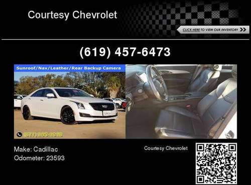 --* Make Offer *-- 2016 Cadillac ATS - cars & trucks - by dealer -... for sale in San Diego, CA