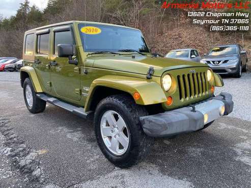 2010 Jeep Wrangler Unlimited Sahara 4x4 4dr SUV - - by for sale in Seymour, TN