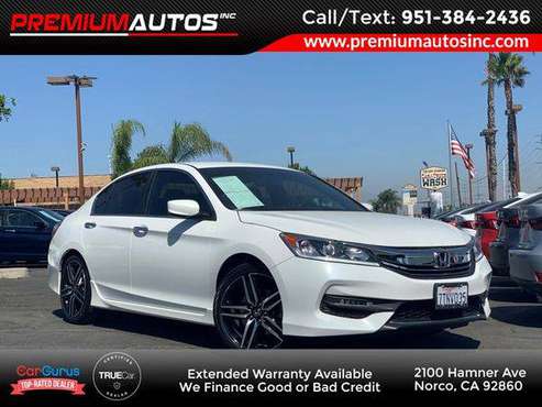 2017 Honda Accord Sedan Sport SE LOW MILES! CLEAN TITLE for sale in Norco, CA