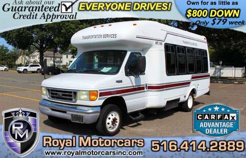 2003 FORD ECONOLINE E-350 BUS HANDICAP WE FINANCE ALL !!! - cars &... for sale in Uniondale, NY