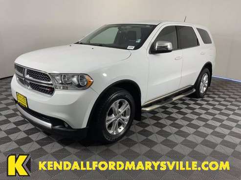 2013 Dodge Durango Bright White Clearcoat LOW PRICE - Great Car! for sale in North Lakewood, WA