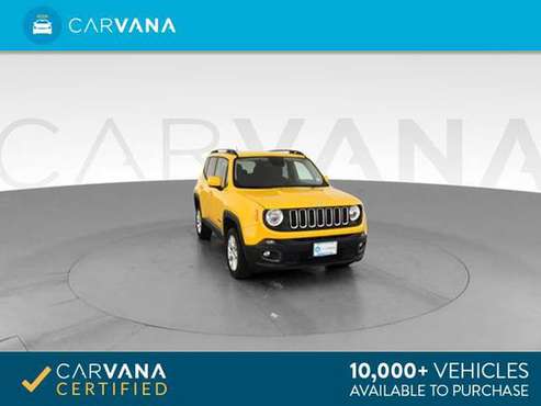 2016 Jeep Renegade Latitude Sport Utility 4D suv Yellow - FINANCE for sale in Akron, OH