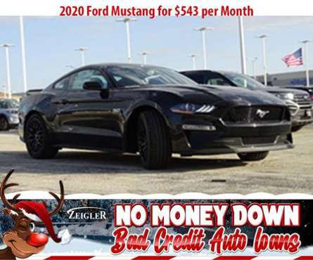 $543/mo 2020 Ford Mustang Bad Credit & No Money Down OK - cars &... for sale in Wheeling, IL