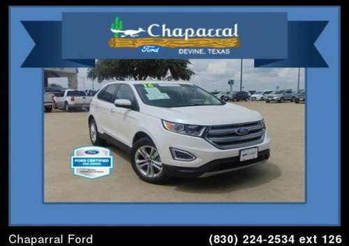 2016 Ford Edge Sel (Mileage: 39,623) Ford Certified for sale in Devine, TX