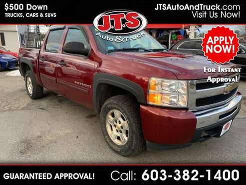 2009 Chevrolet Silverado 1500 LT1 Crew Cab 4WD - cars & trucks - by... for sale in Plaistow, ME