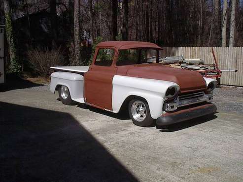 1958 Chevy Apache (Custom Short Bed) - cars & trucks - by owner -... for sale in Mill Spring, SC