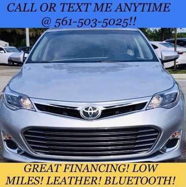2013 TOYOTA AVALON!GREAT FINANCING! LOW MILES! LEATHER! BLUETOOTH! -... for sale in West Palm Beach, FL