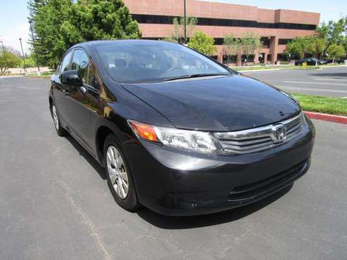 2012 Honda Civic LX Sedan with 63k miles, Clean Carfax, Well Kept for sale in Santa Clarita, CA