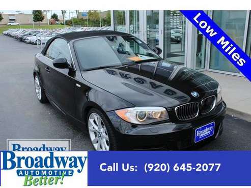 2012 BMW 1 Series convertible 135i - BMW Black for sale in Green Bay, WI