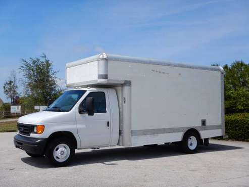 2006 Ford E450 14' Box Truck w/ Attic V10 FL Truck 1 Owner Cutaway Eco for sale in West Palm Beach, FL