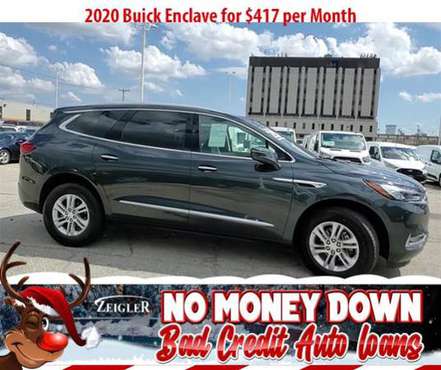 $417/mo 2020 Buick Enclave Bad Credit & No Money Down OK - cars &... for sale in Villa Park, IL