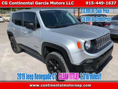 2019 Jeep Renegade Sport 4WD - cars & trucks - by dealer - vehicle... for sale in El Paso, TX