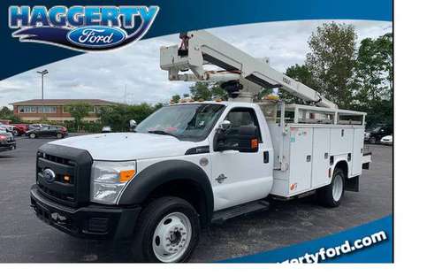 2011 Ford F-550 6.7 Diesel Bucket Boom Lift Truck for sale in West Chicago, IL
