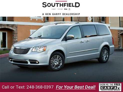 2016 Chrysler Town and Country Touring mini-van - BAD CREDIT OK! for sale in Southfield, MI