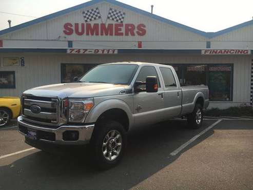 2016 FORD F350 CREW CAB LONG BED 4WD 6.7 DIESEL - cars & trucks - by... for sale in Eugene, OR