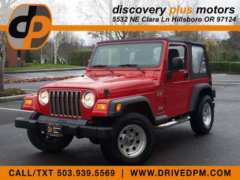 2004 Jeep Wrangler X 4x4 SUV LOCAL 1 OWNER Soft Top Manual TJ 4.0L... for sale in Hillsboro, OR