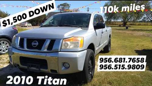 2010 Nissan Titan FINANCIADA $1,500 DOWNPAYMENT - cars & trucks - by... for sale in Alamo, TX