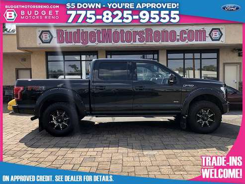 2015 Ford F-150 Lariat Pickup 61, 784 692/mo - - by for sale in Reno, NV