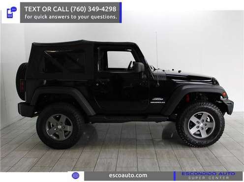 2011 Jeep Wrangler 4x4 4WD Sport SUV - - by dealer for sale in Escondido, CA