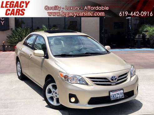2013 Toyota Corolla LE w/Bluetooth - FINANCING AVAILABLE! for sale in El Cajon, CA