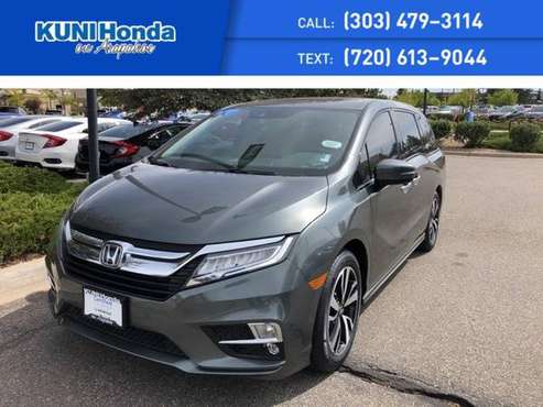 2019 Honda Odyssey Elite Certified, Heated Leather, DVD, Moonroof! for sale in Centennial, CO