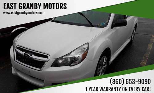2013 Subaru Legacy 2 5i AWD 4dr Sedan CVT - 1 YEAR WARRANTY! for sale in East Granby, CT