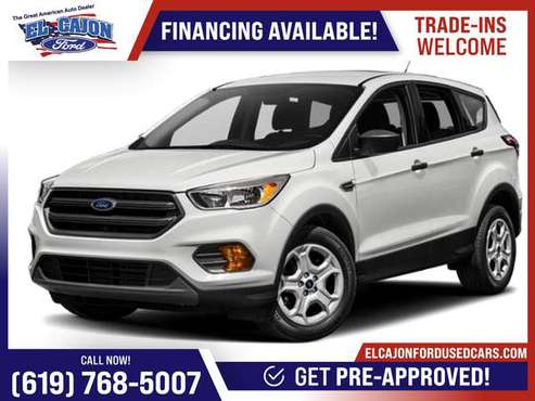 2018 Ford Escape S FOR ONLY 243/mo! - - by dealer for sale in Santee, CA